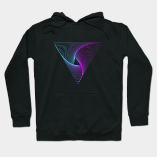 Geometric Abstract, Shapes, Artwork, Creative Design, Triangle Design Hoodie